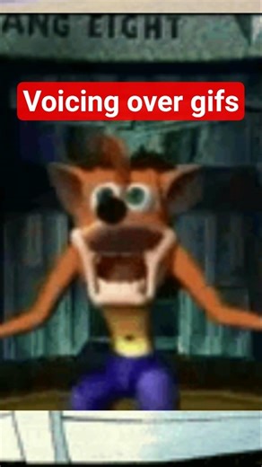 voicing over gifs