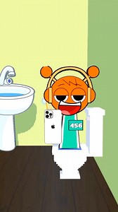 Incredibox Sprunki Squid Game - When dropped your phone in toilet - Oren and Pinki | Reel Minecraft animation