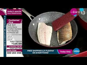 Curtis Stone 14piece DuraPan Nonstick Stacking Cookware ...