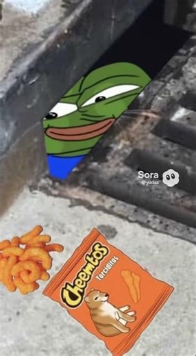 Cheetos are mine. Pepe does not share. #Pepe #Cheetos