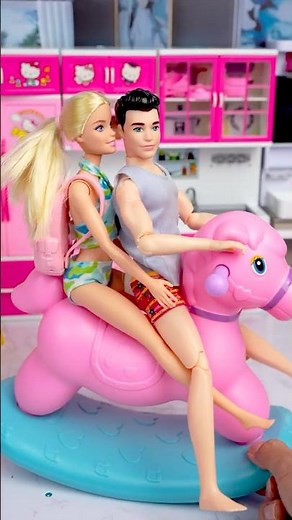 Satisfying With Unboxing Barbie Backpack Set Toys, ASMR Video #shorts