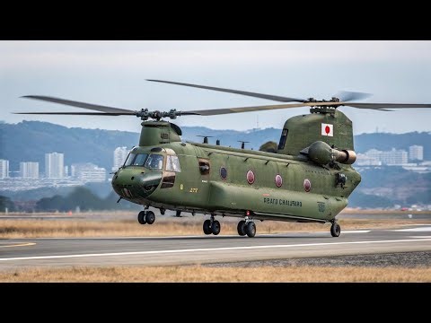 🇯🇵 日本が誇る空の巨神！CH-47Dチヌークの衝撃性能！