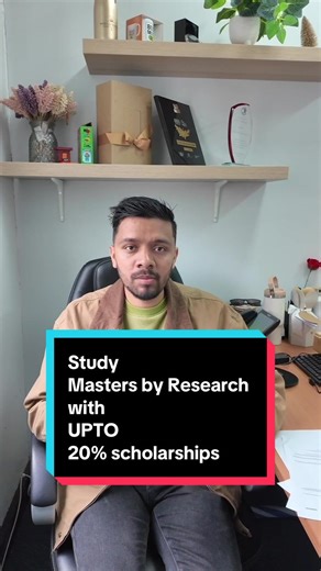 Study Masters by Research with Up to 20% Scholarship