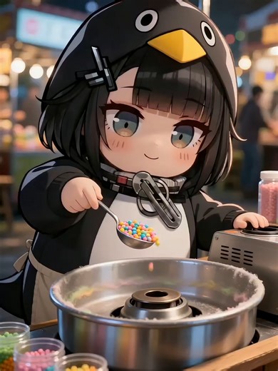 Life feels a little bitter? Here, let me make it sweet for you. 🐧🍭 #arknightsendfield #endfield #gugugaga #aichibi #aianime #アークナイツ #エンドフィールド