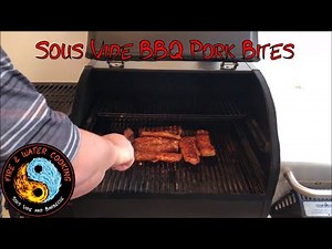 Sous Vide Que Smokey Pork Loin Bites on the Camp Chef SmokePro
