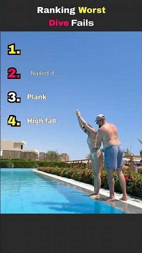 Worst Dive Fails #ranked #funny #fail #diving