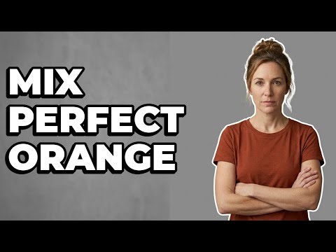 How Do I Mix Red And Yellow To Make Orange Paint?