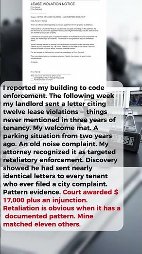 Filed One Code Complaint. Got 12 "Violations" from My Landlord the Next Week. 📋⚖️