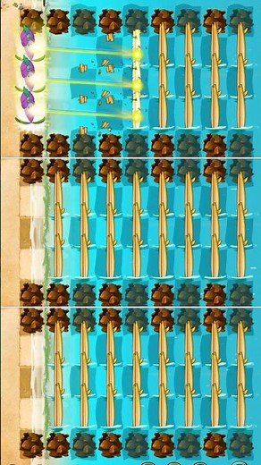 PvZ2 Challenge: How many Plants Destroy All 24 Surfboard #Shorts #pvz2