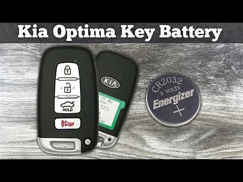 How To Replace 2011 - 2013 Kia Optima Key Fob Battery - Change Replacement Remote Batteries