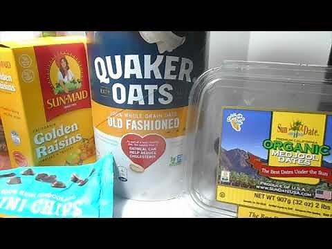 Quaker Oatmeal cookie Tutorial- Make them, Bake them and Then Enjoy them- Yummy Treat Good to Eat