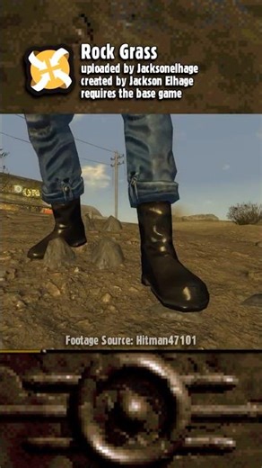 Procedurally Generated Rock Grass Mod for #Fallout New Vegas