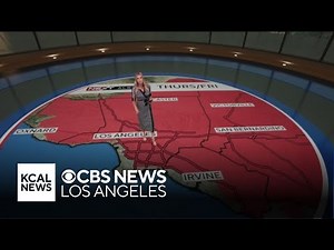 KCAL Meteorologist Evelyn Taft tracks the heat for Southern California