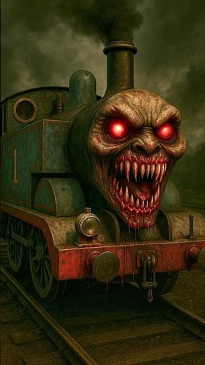 Scary Version Of Thomas and Friends #scary #shorts #aiart