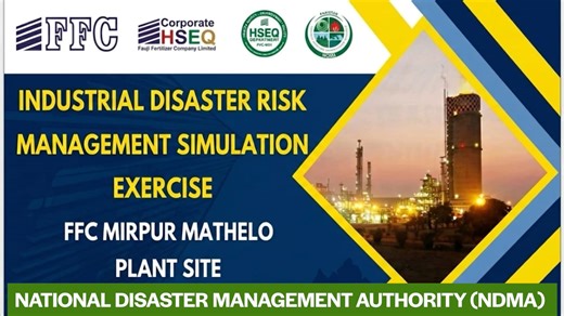 Industrial Disaster Risk Management Simulation Exercise | Mirpur Mathelo The Industrial Disaster Risk Management (IDRM) Simulation Exercise was successfully conducted in Mirpur Mathelo, bringing together key stakeholders to test preparedness, coordination, and response mechanisms in the event of an industrial emergency. The exercise focused on enhancing inter-agency collaboration, improving on-ground response capabilities, and strengthening communication systems to effectively manage potential i