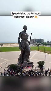 Ishowspeed stunned by the beautiful monument in Benin #fyp #foryou #ishowspeed | Allanalexabai