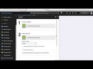 Lab demo - Create and deploy mobile backend service in Azure