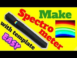 cd spectrometer homemade how to make easy science model with using cd diy project