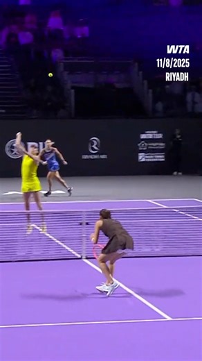 30K views · 435 reactions | Doubles delight 朗 The full match of Kudermetova/Mertens vs. Babos/Stefani in the 2025 WTA Finals doubles final is available now!  https://youtu.be/YqGUv0rOo30 | WTA | Facebook