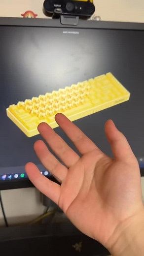 1.3K reactions · 275 shares | The duck keyboard that QUACKS! Duckeys.com #toy #Artisankeycaps #Cherrymx #Customkeyboard #Customkeycap #fidgettoy #Gamer #Gaming #keychain #Keyboards #Keycap #Keycaps #Mechanicalkeyboards #Mechkeyboard #Mechkeys #Pcgamer #Thatclickyfeeling #funny #quack #duckeys #duck #office #fidget | Duckeys | Facebook