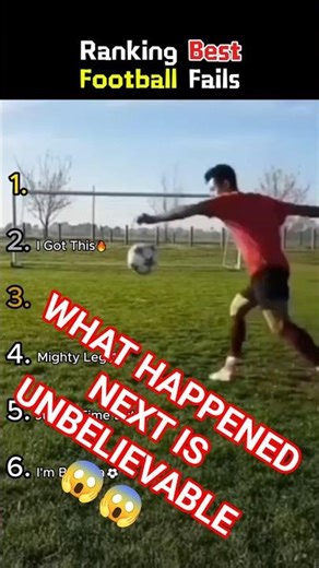 Ranking Best Football Fails 😭 DON'T CHECK THE SOUND 😭 #shorts