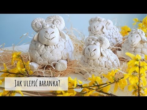 Jak ulepić baranka z gliny lub masy solnej na Wielkanoc? Zobacz co daje glina samoutwardzalna