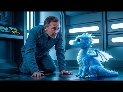 A Gentle Encounter with the Alien Dragon Hatchling in Deep Space