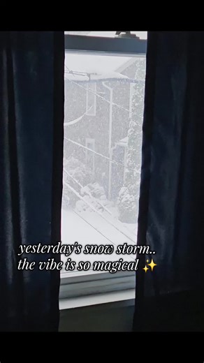 snow is so pretty as it's falling ❄️ | snow storm
