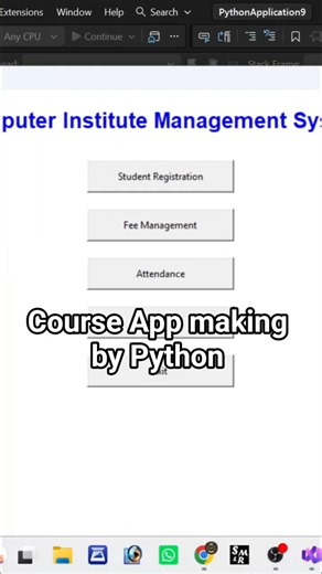 Course App making by Python 👨‍💻 |ICC INSTITUTE OF TECHNOLOGY