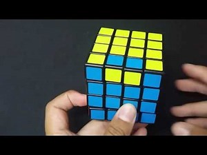 How to solve a rubik cube 4x4 edge parity