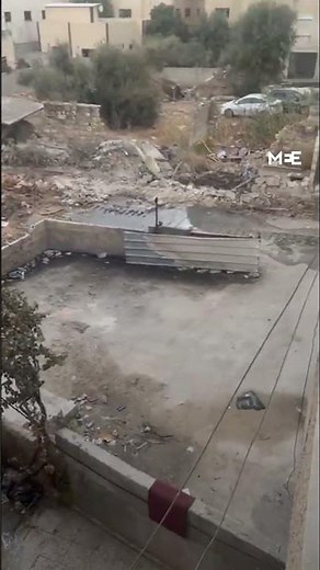 Israeli forces destroy streets in Tubas in the occupied West Bank