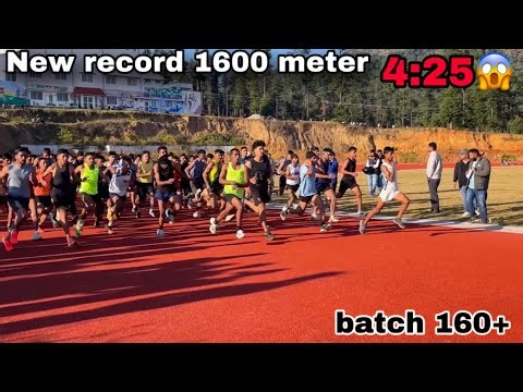 New record 1600 meter😱लाइफ में नहीं देखो ऐसी दौड़ ||ks commando