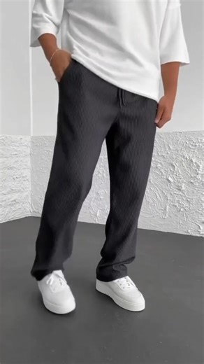 These knit pants keep things easy with a laid-back fit and soft ribbed fabric. The adjustable waist makes them a go-to choice for any relaxed moment. | Jackson & Blake