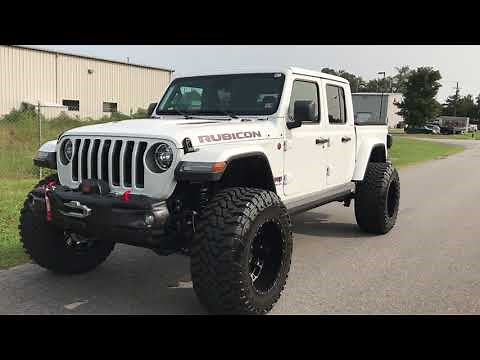 2020 Jeep Gladiator Rubicon Four Door Pickup Wrangler 4x4 Lifted