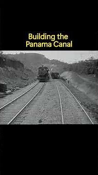 Building the Panama Canal #heavymachinery #railroad #panamacanal