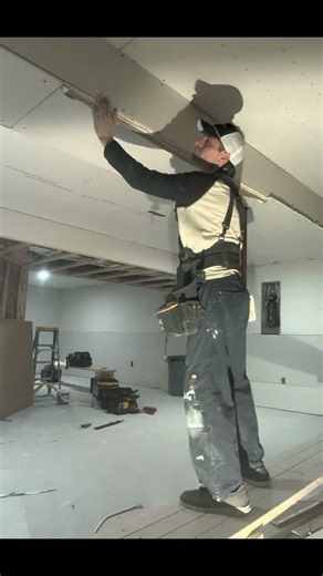 drywalling bulkhead highlight film.