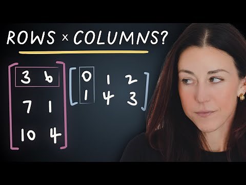 Why Matrix Multiplication Uses Rows & Columns (The Logic Explained)