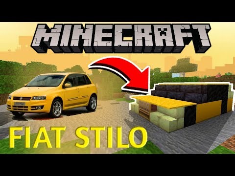 HOW TO MAKE A FIAT STILO IN MINECRAFT - TUTORIAL