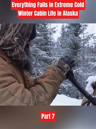 Everything Fails in Extreme Cold | Winter Cabin Life in Alaska | Part 7 #AlaskaLife #WinterLiving #OffGridCabin #ExtremeCold #Vlog