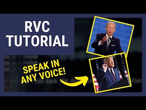 RVC Tutorial: Change Your Voice to ANY Voice