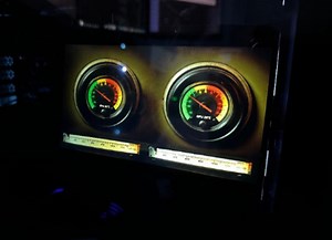 Nuclear Power Station Analog Gauges Sensor Panel for 7-inch 1024 X 600 Display Using Aida64 - Etsy