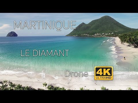 Martinique, Le Diamant en drone.