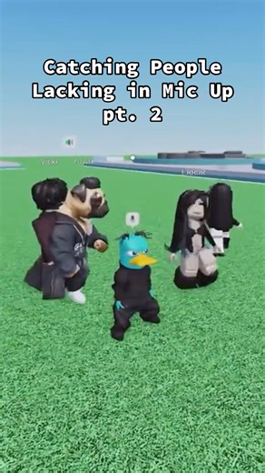 Catching People Lacking in Roblox Mic Up pt. 2 #shorts #roblox #trendingshorts