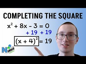 How to Solve Quadratic Equations by Completing the Square! [Algebra]