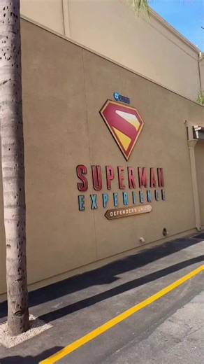 Skyler Gisondo, Peter Safran, and Natalia Safran at the Superman Experience opening at Warner Bros. Studios.
