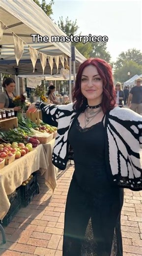 Would you buy it? 🥺#goth #cardigan #handmade #fyp #viral