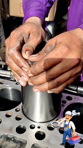 engine cylinder piston & sleeve fitting installation #engine #mechanic #mechanical #skills #workshop #garage #reelsviralシ #reelsfbシ #Amazing #technique #technology | New Mechanic