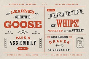 Handbill: letterpress type family, a Slab Serif Font by Polymath