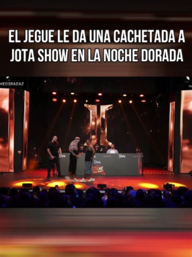 Cachetada de El Jeque a Jota Show en La Noche Dorada