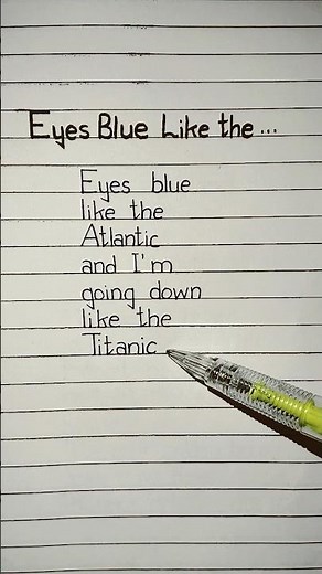 sista prod eyes blue like the atlantic lyrics
